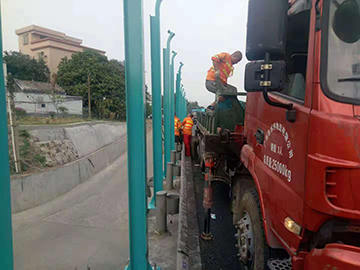 福建廣東廣佛高速聲屏障項(xiàng)目圖片9